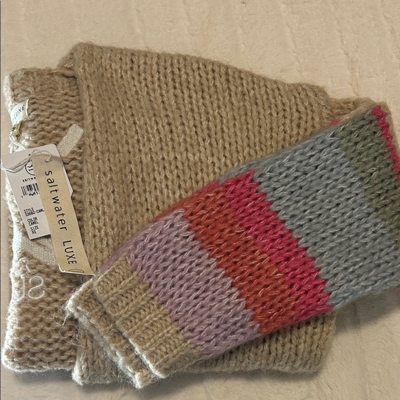 Saltwater Luxe "Hello Sunshine " Colorful Knit Cardigan Size XS NWT - Picture 7 of 10